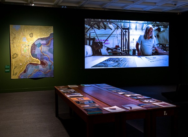 Installation view of Dwelling with Place